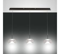 FABAS LUCE Brena lampada a sospensione, LED 3 luci, squadrata, 3755-48-241, Brena [Lampade per Interni > Lampade a Sospensione]