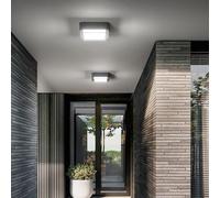 DIUK PLAFONIERA GRIGIO SCURO PER ESTERNO A LED 12W 3000K 1620LM