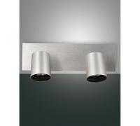 Fabas Luce Faretti da parete 2 luci con struttura in alluminio Modo Alluminio 35