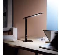 Fabas Luce Lampada LED da scrivania Ideal con dimmer, nero Fabas Luce
