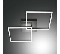 Fabas Luce Lampada a soffitto plafoniera LED grande doppio diffusore dalle linee [EEK: E]