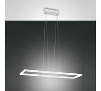 Fabas Luce Lampada a sospensione a LED con diffusore rettangolare dalle linee mo [EEK: E]