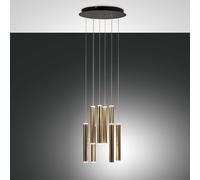 Fabas Luce Lampada a sospensione a LED rotonda 8 diffusori dalle linee moderne e [EEK: E]