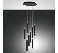 Fabas Luce Lampada a sospensione a LED rotonda 8 diffusori dalle linee moderne e [EEK: E]