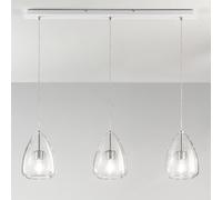 FABAS LUCE Britton lampada a sospensione E27 3 x 40 W La: 110 cm, 3673-48-241, Britton [Lampade per Interni > Lampade a Sospensione]