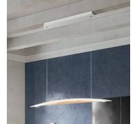 Fabas Luce Lampada a sospensione Cordoba LED, lunghezza 110 cm, metallo/legno, Fabas Luce