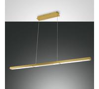 Fabas Luce Lampada a sospensione Ling LED, ottone, uplight e downlight, dimmerabile Fabas Luce