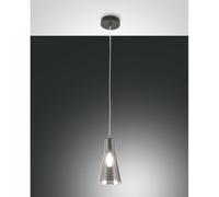 Fabas Luce Lampada a sospensione moderna con struttura in metallo e paralume in