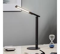 Fabas Luce Lampada LED da scrivania Ideal con dimmer, nero Fabas Luce