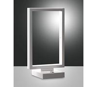 Fabas Luce Lampada LED da tavolo Bard, dimmerabile, bianco Fabas Luce