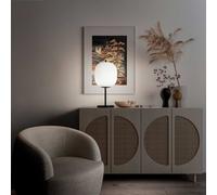 Fabas Luce Lampada da tavolo con diffusore in vetro soffiato dallo stile moderno