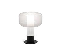 Fabas Luce Lampada da tavolo Flick, trasparente, vetro, 28 cm, dimmerabile, E14 3792-30-241