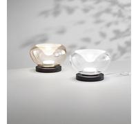 BRENA LAMPADA DA TAVOLO TRASPARENTE IN VETRO A LED CCT 2700K - 3000K - 4000K- 5,5W - 540 lm DIMMERABILE