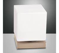 Fabas Luce Lampada da tavolo LED Brenta, oro, touch dimmer Fabas Luce
