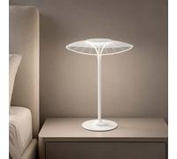 Fabas Luce Lampada da tavolo LED moderna in metallo con diffusore a raggiera Vel