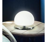 Morgana abat jour LED 3w bianca con base cromata touch