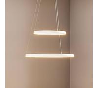 FABAS LUCE Giotto lampada a sospensione LED, 2 luci, 3508-45-102, Giotto [Lampade per Interni > Lampade a Sospensione]