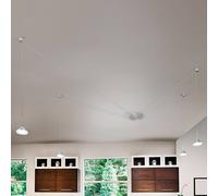 Fabas Luce Lampada LED a sospensione Isabella, 4 luci, alu Fabas Luce