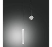 Fabas Luce Lampada LED a sospensione Prado, bianco, metallo, dimmerabile Fabas Luce