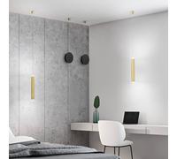 Fabas Luce Lampada LED a sospensione Prado, ottone, metallo, dimmerabile Fabas Luce