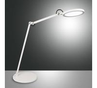 Fabas Luce Lampada LED da scrivania Regina con dimmer, bianco Fabas Luce