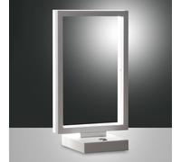 Fabas Luce Lampada LED da tavolo Bard, dimmerabile, bianco Fabas Luce
