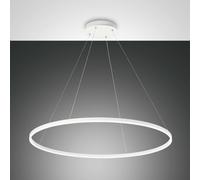 Fabas Luce Lampadario LED con illuminazione a singolo diffusore circolare modern