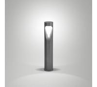 Fabas Luce Lampione a LED Teo, altezza 60 cm, nero, metallo, IP65 Fabas Luce
