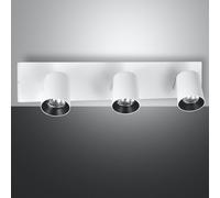 Fabas Luce Faretto da parete 3 luci con struttura in alluminio dal design modern [EEK: A++]