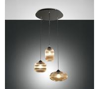 FABAS LUCE Nordal lampada a sospensione, LED 3 luci, 3662-47-125, Nordal [Lampade per Interni > Lampade a Sospensione]