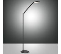 Fabas Luce Piantana LED Regina, 1 luce, nero 3551-11-101
