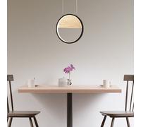 FABAS LUCE Pierre lampada a sospensione LED, 3000 K, 1 x 29 W Ø40 cm, 3695-40-101, Pierre [Lampade per Interni > Lampade a Sospensione]
