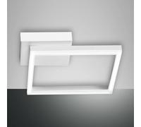 Fabas Luce Plafoniera LED Bard, 27x27cm, bianco Fabas Luce