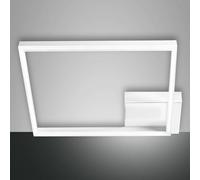 Fabas Luce Plafoniera LED Bard quadrata a 1 luce Fabas Luce