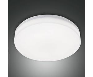 Fabas Luce Plafoniera LED esterni Trigo con sensore, bianco Fabas Luce