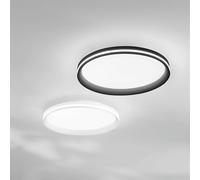 ISY PLAFONIERA LED NERA D.45CM A LED CCT 2700K - 3200K - 4000K- 52W - 4900 lm DIMMERABILE