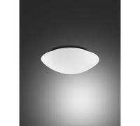 Fabas Luce Plafoniera mini a risparmio energetico con diffusore in vetro Pandora