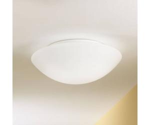 Fabas Luce Plafoniera Pandora, Ø 20 cm, vetro, bianco Fabas Luce