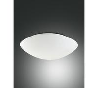 Fabas Luce Plafoniera piccola in metallo a risparmio energetico con diffusore in