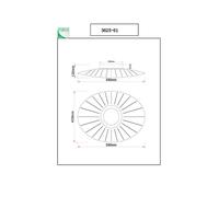 FABAS LUCE Vela lampada a soffitto, LED, 3625-61-102, Vela [Lampade per Interni > Lampade a Soffitto]