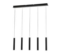 Fabas Luce Prado Plafoniera a LED a barra dritta in vetro nero