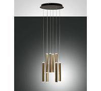FABAS LUCE Prado lampada a sospensione LED, 3000 K, 8 x 6,5 W Ø40 cm, 3685-47-209, Prado [Lampade per Interni > Lampade a Sospensione]