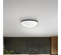 QUIRK PLAFONIERA LED NERA D.60CM A LED CCT 2700K - 3200K - 4000K- 56W - 6600 lm DIMMERABILE
