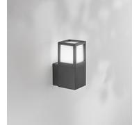 SMUK APPLIQUE GRIGIO SCURO DA ESTERNO 1 LUCE ATTACCO E27 IP54