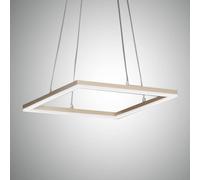 Fabas Luce Sospensione LED Bard, 42x42cm, finitura oro opaco Fabas Luce
