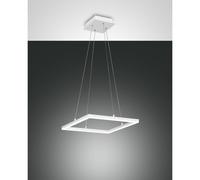 Fabas Luce Sospensione quadrata a LED dal design moderno con struttura in metall
