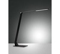 Fabas Luce Wasp Lampada da tavolo a LED integrata in vetro nero