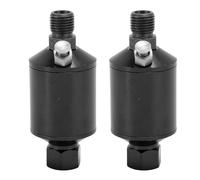 Fabater 1/4in NPT -Inline Filtro Filtro delle Tubazioni Dell'aria in Lega di Alluminio Efficiente per Strumenti Pneumatici (BLACK)
