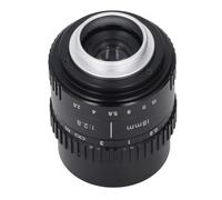 Fabater 18 Mm F2.8 Largo -angolo Manuale Manuale Lente in Lega in Alluminio Lente per Telecamere Macro -4/3 di Montaggio, Segni Panoramici Ultra Larghi per la Fotografia di Paesaggio su Panoramica