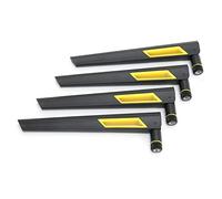 Fabater 4 Pezzi Antenna Router Dual Band 10dBi Ad Alto Guadagno per RT-AC68U AX88U RP-SMA Antenna WiFi 2.4G/5G per Punto di Accesso Scheda di Rete Router Wireless